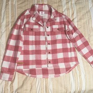 Simply Southern Flannel Shacket WITH POCKETS! Women's Large